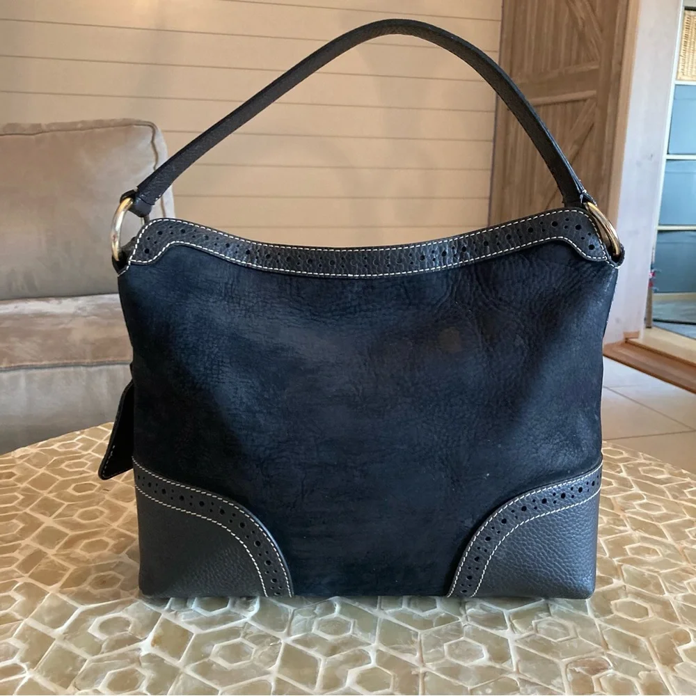 Dooney & Bourke T’Moro slouch shoulder bag in black